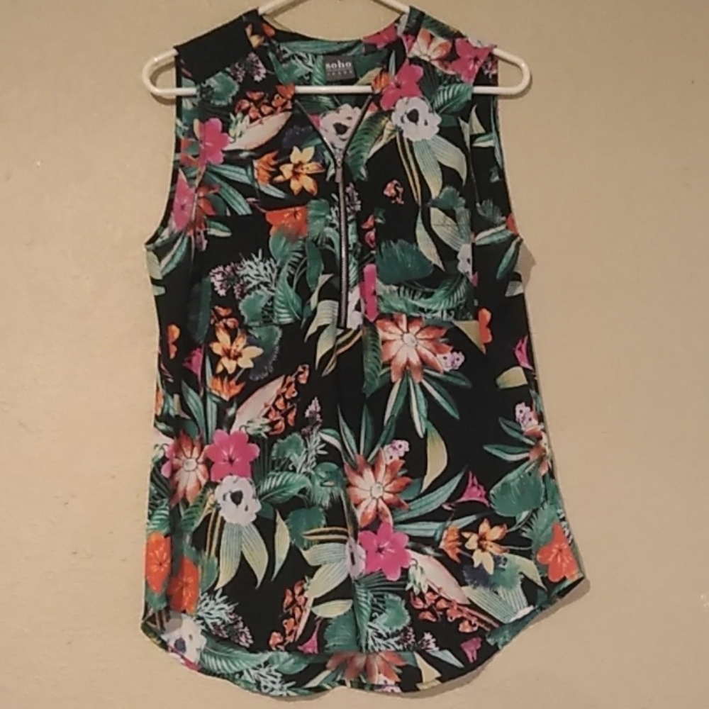 Soho New York & Company Jeans sleeveless shirt